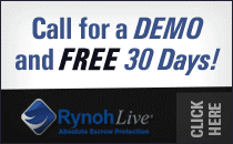 RynohLive has revolutionized escrow account management. RynohLive lets you demonstrate proper escrow control to your lenders and underwriters more efficiently, and more cost-effectively, than any product or service in the market.
