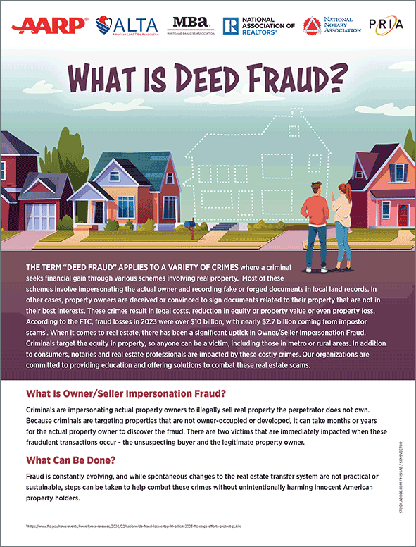 Handout - What is Deed Fraud?